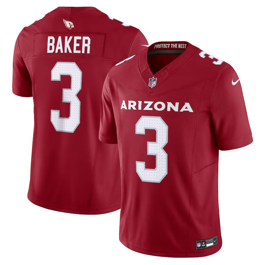Men Arizona Cardinals #3 Budda Baker Nike Cardinal Vapor F.U.S.E. Limited NFL Jersey->arizona cardinals->NFL Jersey